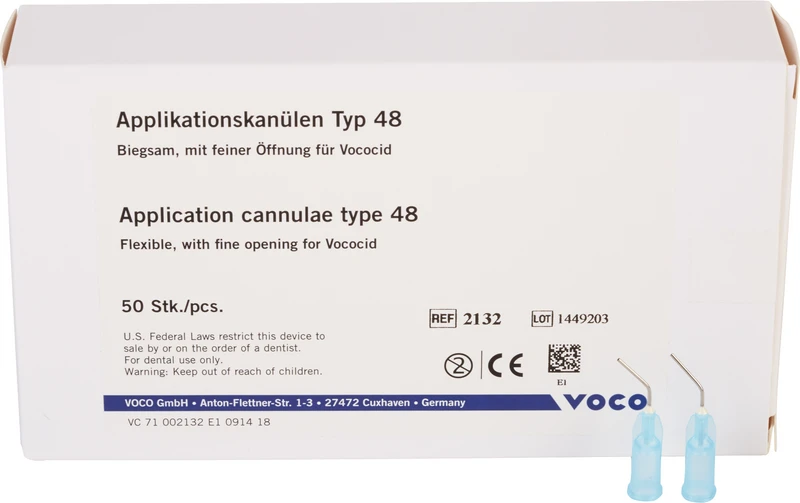 Applikationskanülen Typ 48  Packung  50 Kanülen