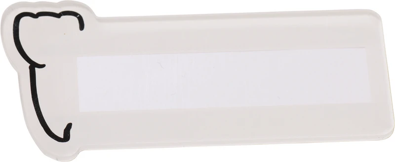 Namensschild Contur-Line   Stück  Zahn schwarz