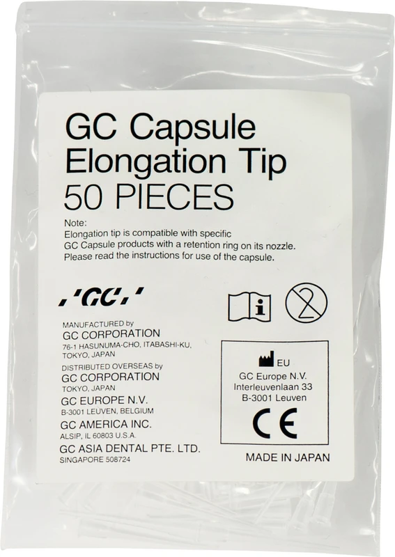 GC Verlängerungsspitzen  Packung  50 Verlängerungsspitzen