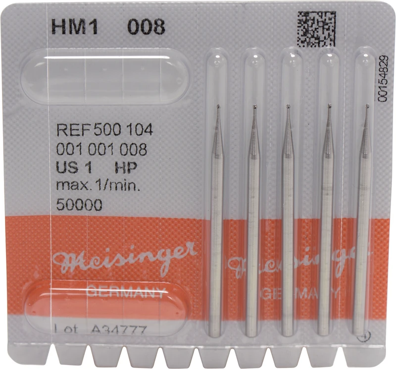 HM-Bohrer 1  Packung  5 Stück HP, Figur 001, ISO 008