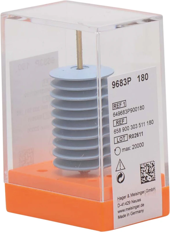 Universalpolierer 9683  Packung  10 Stück unmontiert, hellblau, Figur 303, 3,5 mm, ISO 180