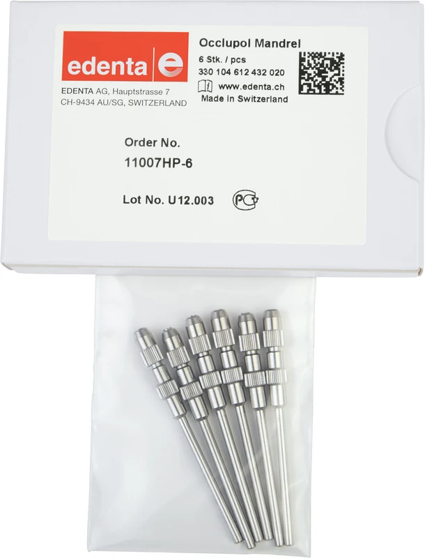 Occlupol Mandrelle  Packung  6 Stück HP, 22 mm, ISO 020