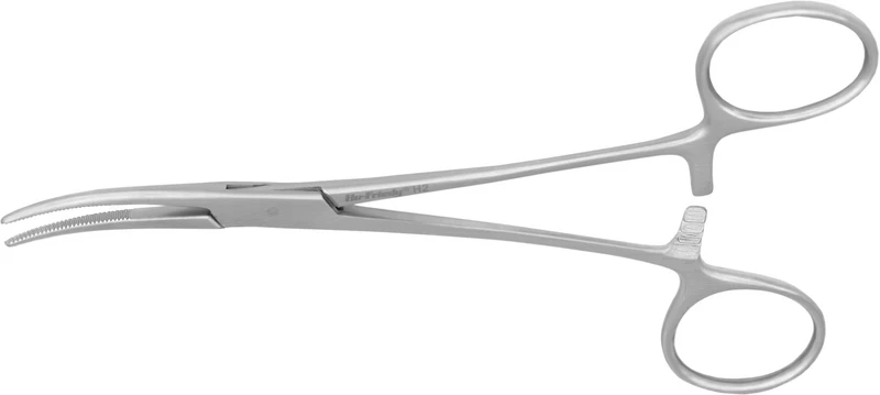 Arterienklemmen nach Kelly  Stück  H2, 14 cm, gebogen