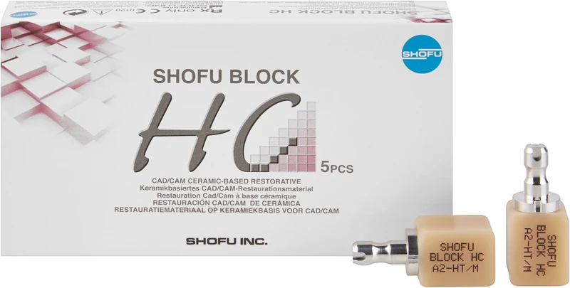 SHOFU BLOCK HC  Packung  5 Stück A2-HT, 1-schichtig, universal