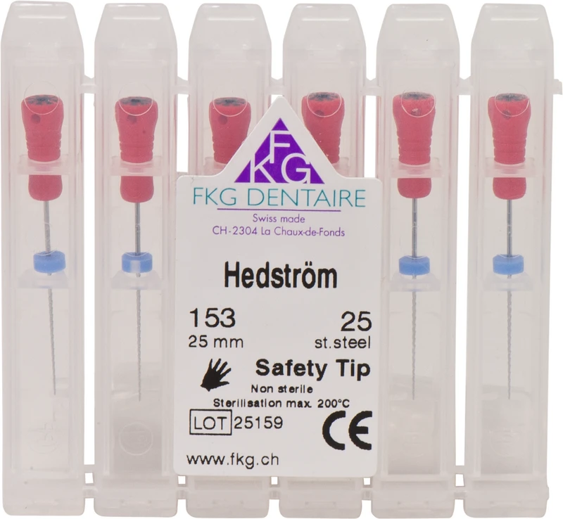 Hedstroemfeile Standard SMG  Packung  6 Stück 25 mm ISO 025