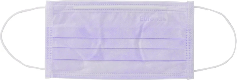 Monoart® Mundschutz Protection 3  Box  50 Stück mit Gummizug, lila