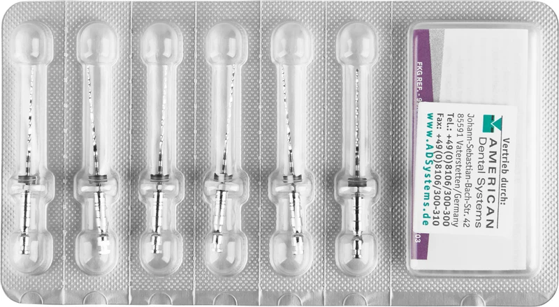 FKG BioRaCe Steril  Packung  6 Stück 25 mm, ISO 040, 2 %