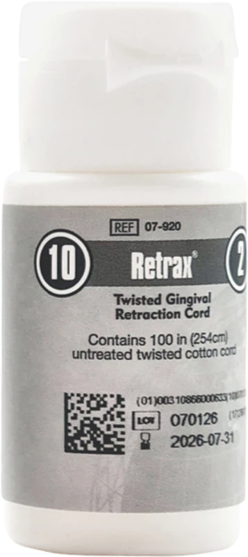 Retrax®  Flasche  254 cm Faden Nr. 10\2