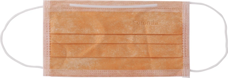 Monoart® Mundschutz Protection 3  Box  50 Stück mit Gummizug, orange