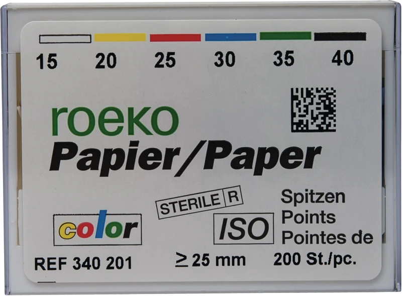 roeko Papier Spitzen Color  Sortiment  200 Stück ISO 015-040