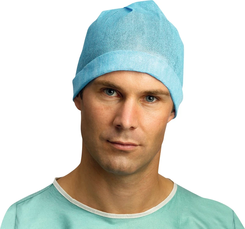 OP-Haube Eurocap   Packung  100 Stück grün