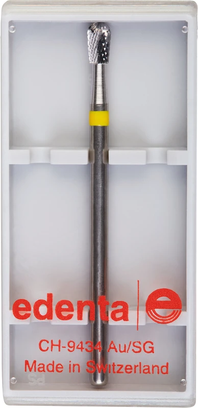 HM-Fräser Schliff 30  Stück  Kreuzverzahnung, gelb superfein, HP, Figur 237, 5 mm, ISO 029