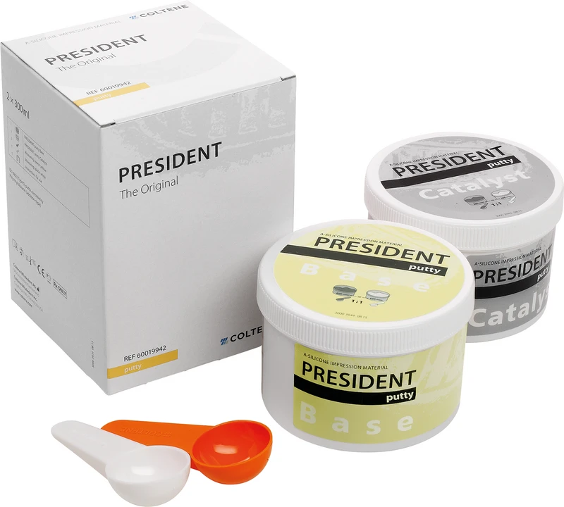 PRESIDENT The Original Knetmasse  Packung  300 ml Base, 300 ml Katalysator, putty
