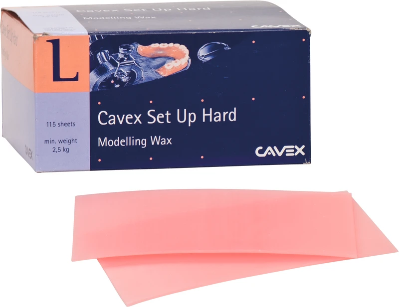 Set Up Modellierwachse   Box  2,5 kg hard (115 Platten)