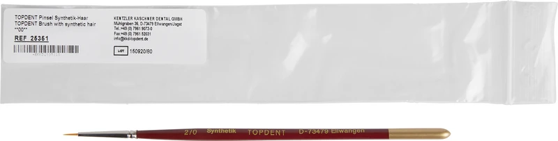 TOPDENT Pinsel Synthetik-Haar  Stück  Größe 00
