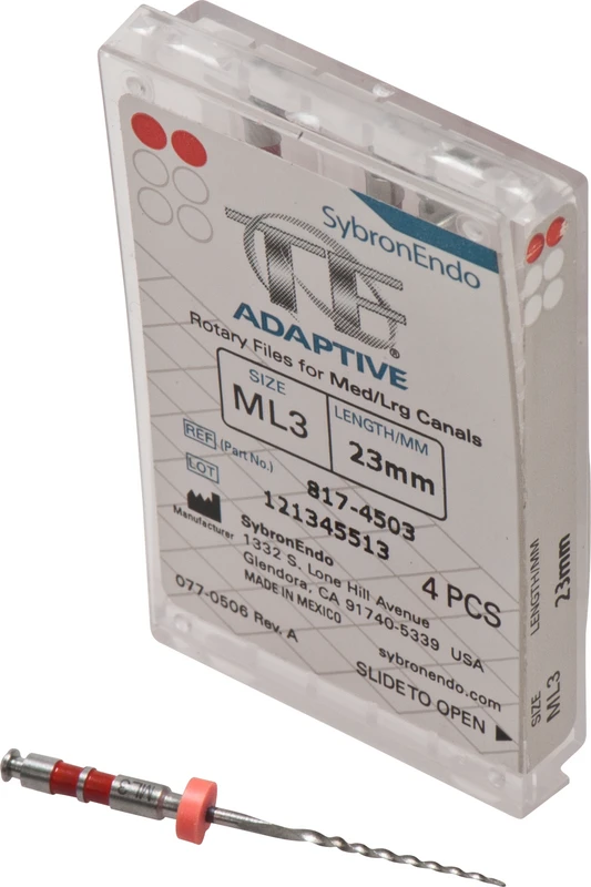 TF® ADAPTIVE Feilen  Packung  4 Stück 23 mm ML3