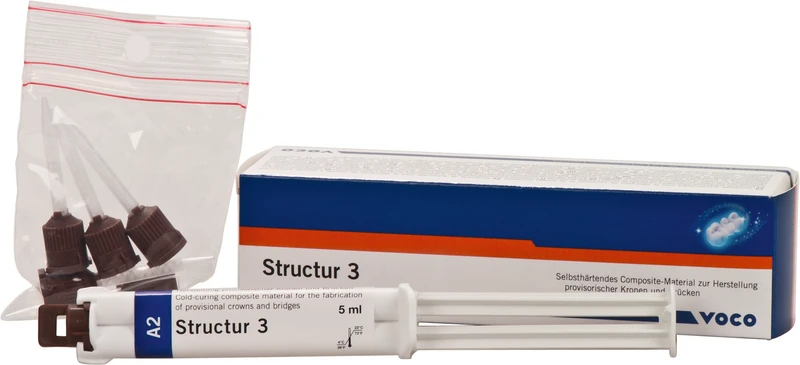 Structur 3 QM  Packung  5 ml QuickMix Spritze A2, Mischkanülen Typ 10