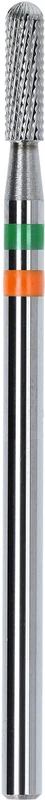 HM-Fräser 141NE\NEF   Blister  5 Stück Kreuzverzahnung, orange-grün, HP, Figur 141, 8 mm, ISO 023