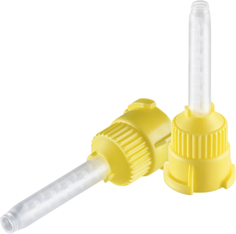 Visalys® Core Mischkanülen gelb  Packung  50 Stück gelb, kurz, Ø 4,2 mm