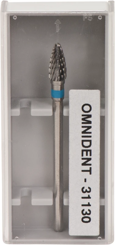 Omni HM-Fräser Schliff 10  Stück  kreuzverzahnt, blau standard, HP, Figur 257, 9 mm, ISO 040