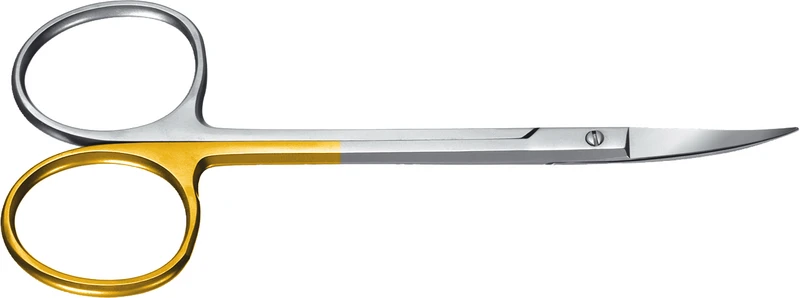 Scheren nach IRIS  Stück  1111-400, supercut, gebogen, 115 mm