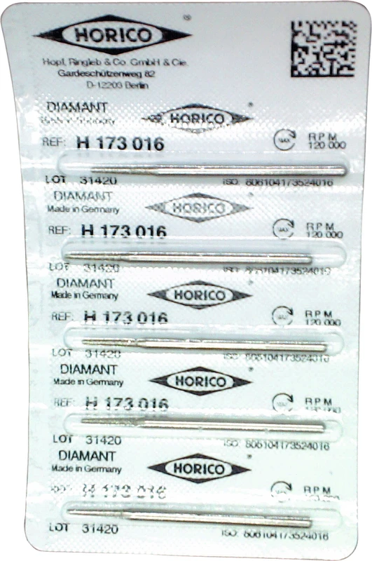 Diamantschleifer H 173      Packung  5 Stück HP, Figur 173, 10 mm, ISO 016