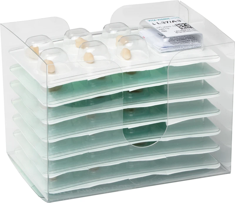 VITA VIONIC VIGO Aufbewahrungsboxen  Stück  Box für Frontzahnblister