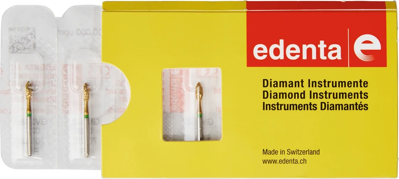 DIACUT V368  Packung  5 Stück grün grob, FG, Figur 257 Knospe, 5 mm, ISO 023