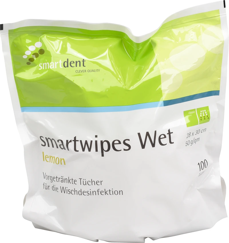 smartwipes Wet  Beutel  100 Stück lemon, 28 x 30 cm
