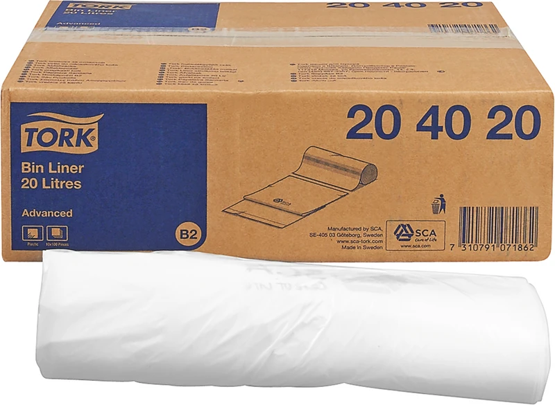 TORK® Abfallsäcke  Karton  10 x 100 Tüten, 20 l