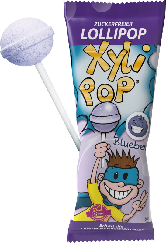 XyliPOP® Lollipop  Stück  6 g Blaubeere