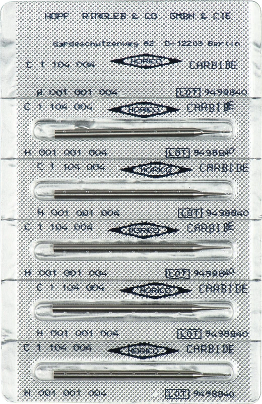 HM-Bohrer C1  Packung  5 Stück HP, Figur 001, ISO 004