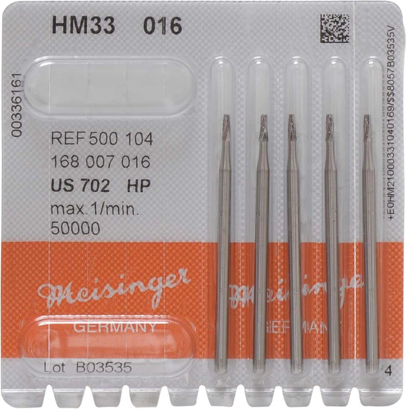 HM-Bohrer 33  Packung  5 Stück HP, Figur 168, 4,5 mm, ISO 016