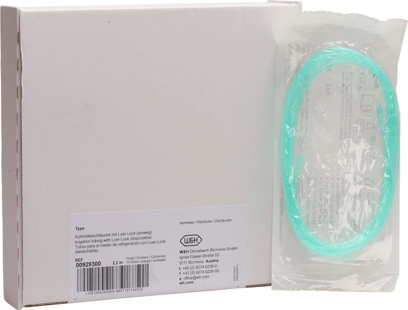 Einweg-Kühlmittelschlauch  Packung  10 Stück für implantmed Serie, elcomed Serie & piezomed, 1,8 m Kabel