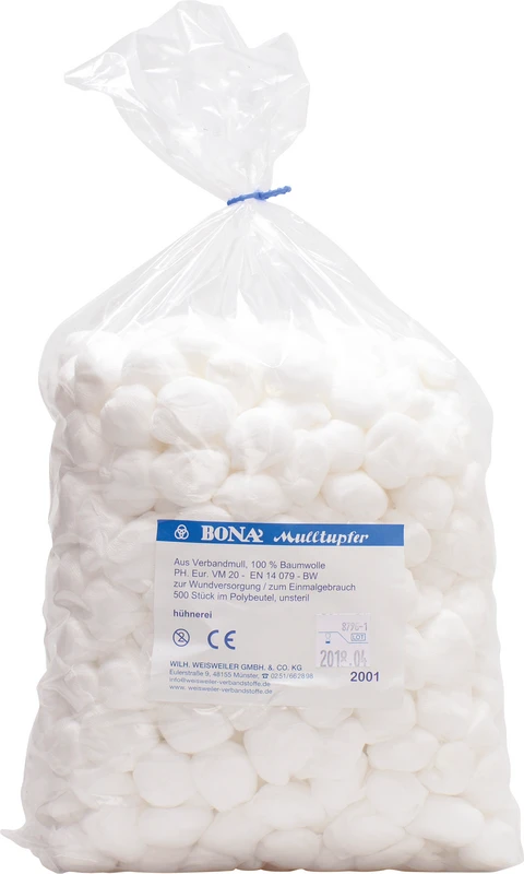 BONA Mulltupfer  Beutel  500 Stück Ei