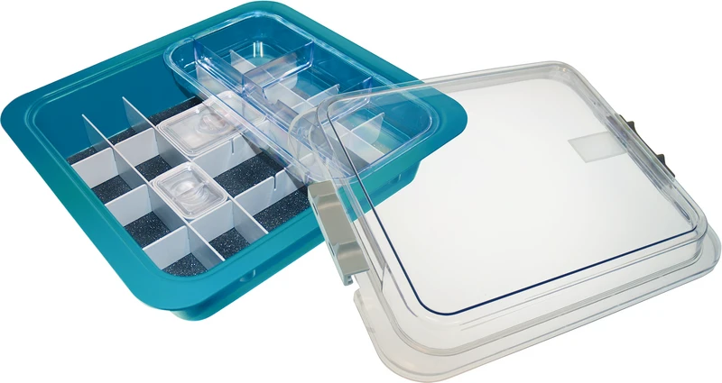 Komplette Materialwanne  Sortiment  1 Materialwanne türkis inklusive Zubehör