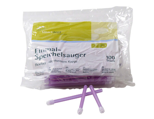 smart Speichelsauger  Packung  100 Stück lila