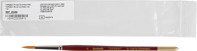 TOPDENT Pinsel Synthetik-Haar  Stück  Größe 6