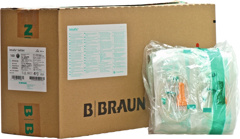Intrafix® SafeSet  Packung  100 Stück 180 cm mit Rückschlagventil