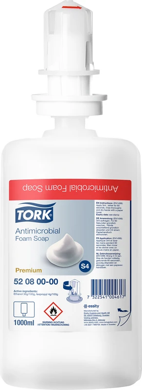 TORK® Schaumseife Händedekontamination   Packung  6 x 1 Liter Kartusche