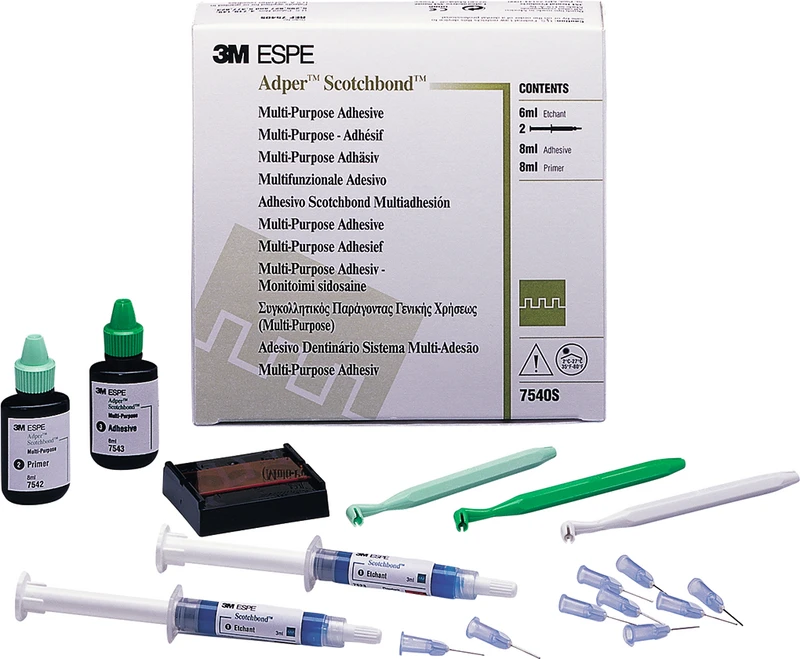 Adper Scotchbond Multi-Purpose  Intro Kit  2 x 3 ml Spritze, 8 ml Primer, 8 ml Adhäsiv, Zubehör