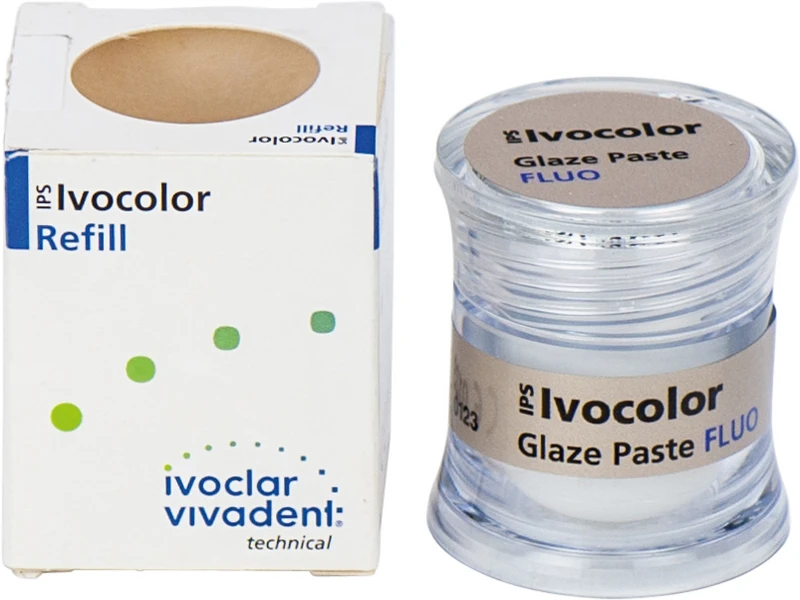 IPS Ivocolor Glaze Paste  Dose  9 g Glaze Paste FLUO