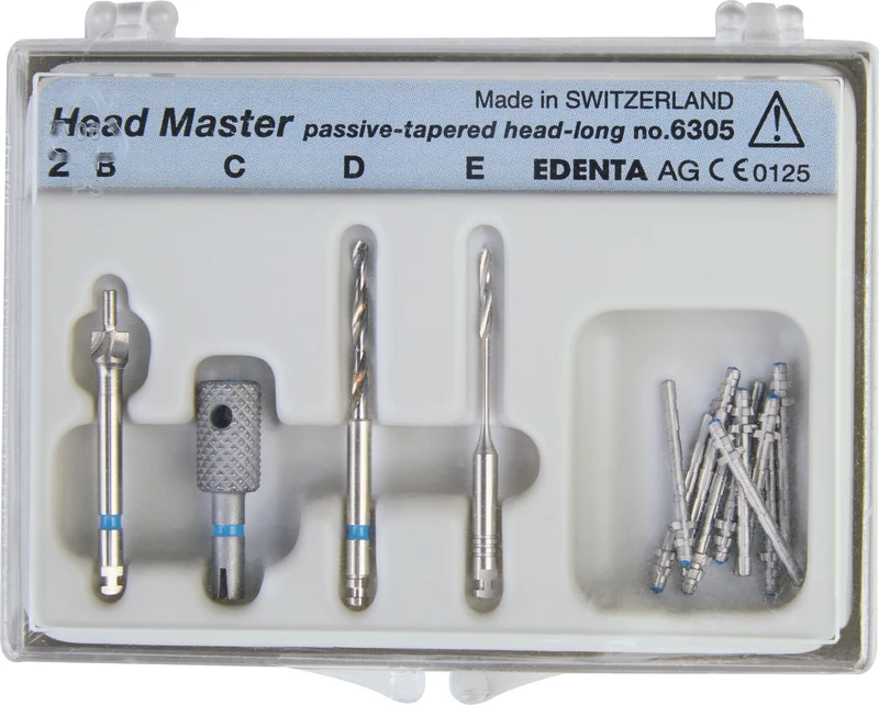 HeadMaster konisch, passiv  Sortiment  Gr. 2, lang