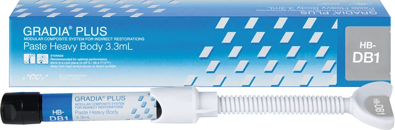 GC GRADIA® PLUS  Spritze  3,3 ml Paste HB-DB1