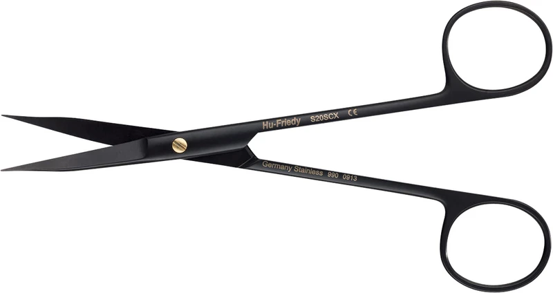 Black Line Scheren  Stück  S20SCX nach Goldman-Fox, gerade, 135 mm