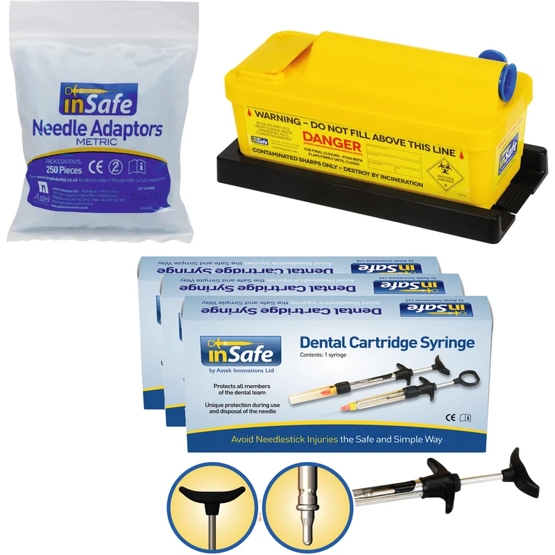 inSafe Spritze   Stück  1,8 ml, selbst aspirierend , T-Griff