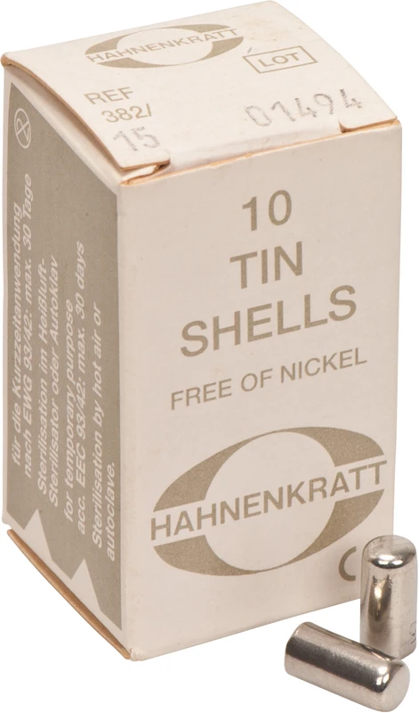 PROVISA Schutzhülsen Zinn  Packung  10 Stück 15