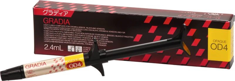 GC GRADIA®  Spritze  2,4 ml Paste opaker OD 4