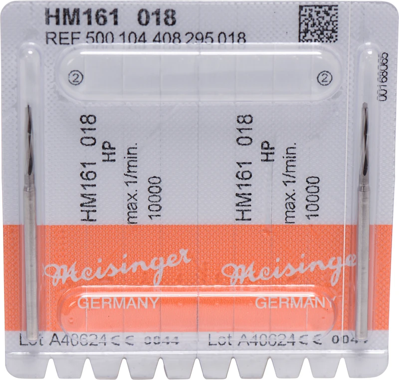 Chirurgie Fräser HM 161  Packung  2 Stück HP, Figur 408, 11 mm, ISO 018