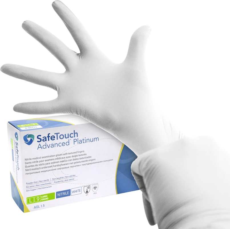Medicom® SafeTouch® Advanced Platinium  Packung  100 Stück puderfrei, weiß, L
